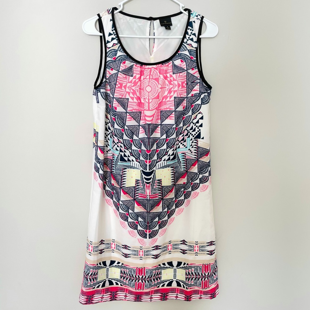 Bright Pattern Mini Summer Dress